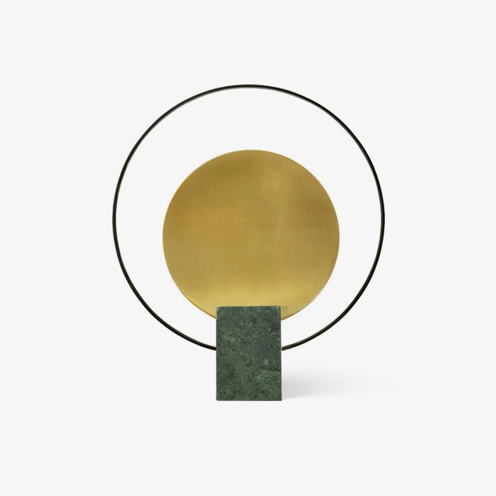 Amos Camden Table Lamp | Metal & Marble | Black/Gold