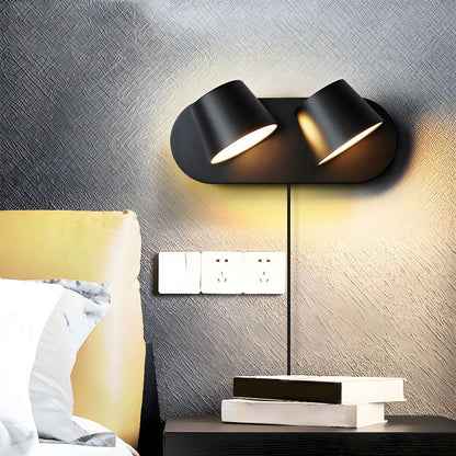 Angle Adjustable Wall Lamp | LED Sconce | Black or White