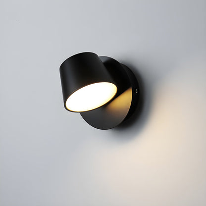 Angle Adjustable Wall Lamp | Metal & Acrylic | Black or White