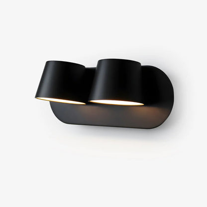 Angle Adjustable Wall Lamp | Metal & Acrylic | Black or White