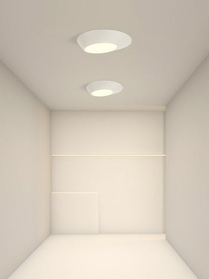 Angled Ceiling Light | Iron, Metal, Acrylic | Black, White