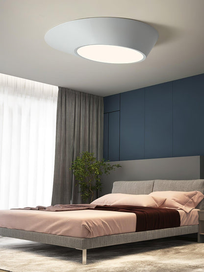 Angled Ceiling Light | Iron, Metal, Acrylic | Black, White