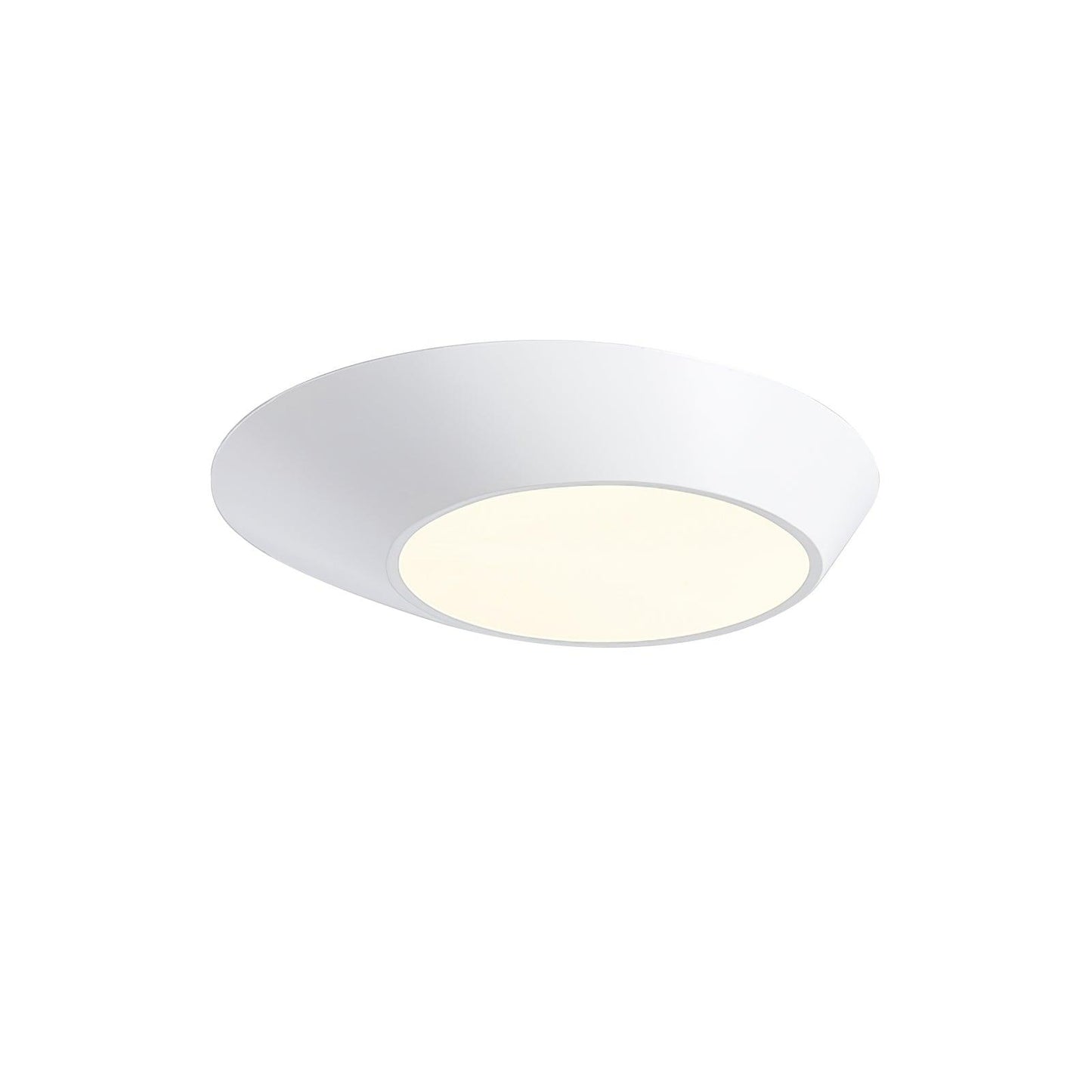 Angled Ceiling Light | Iron, Metal, Acrylic | Black, White