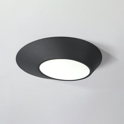 Angled Ceiling Light | Iron, Metal, Acrylic | Black, White