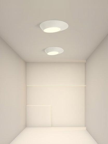 Angled Ceiling Light | Iron, Metal, Acrylic | Black, White