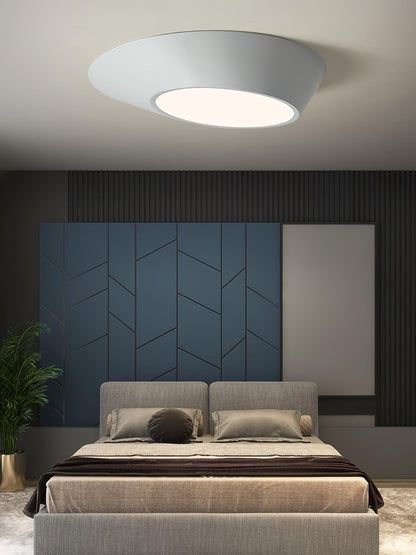 Angled Ceiling Light | Iron, Metal, Acrylic | Black, White