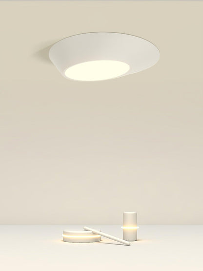 Angled Ceiling Light | Iron, Metal, Acrylic | Black, White