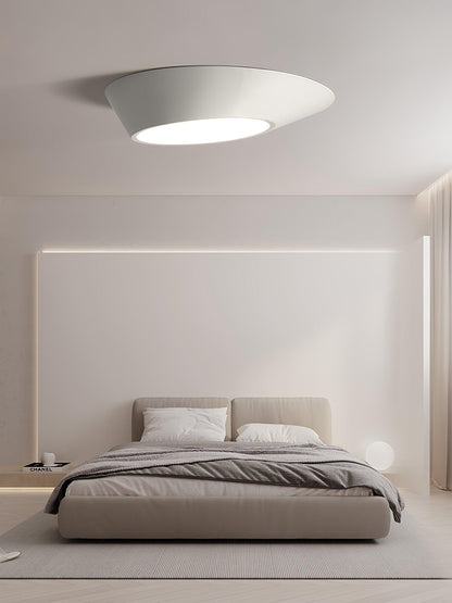 Angled Ceiling Light | Iron, Metal, Acrylic | Black, White