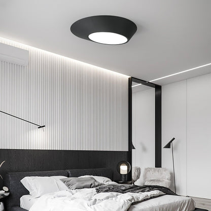 Angled Ceiling Light | Iron, Metal, Acrylic | Black, White