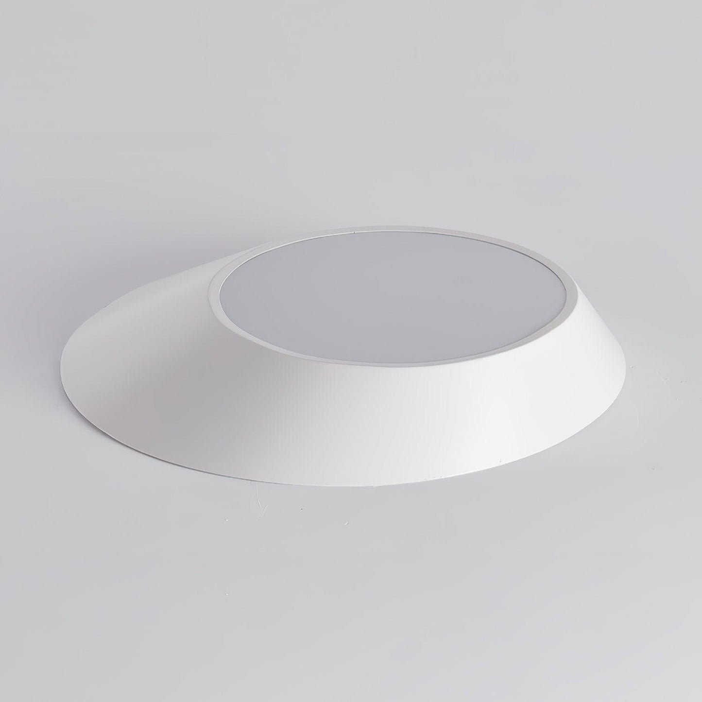 Angled Ceiling Light | Iron, Metal, Acrylic | Black, White