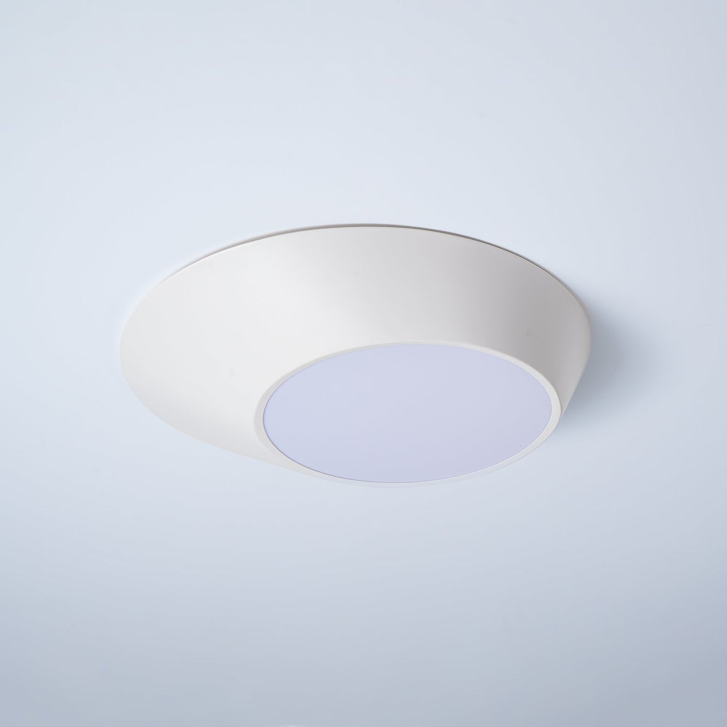 Angled Ceiling Light | Iron, Metal, Acrylic | Black, White