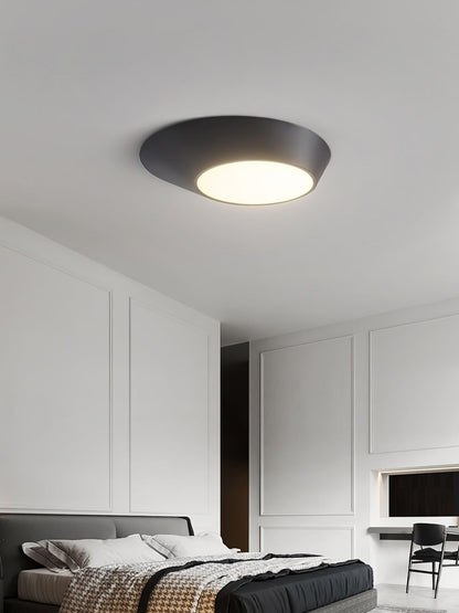 Angled Ceiling Light | Iron, Metal, Acrylic | Black, White