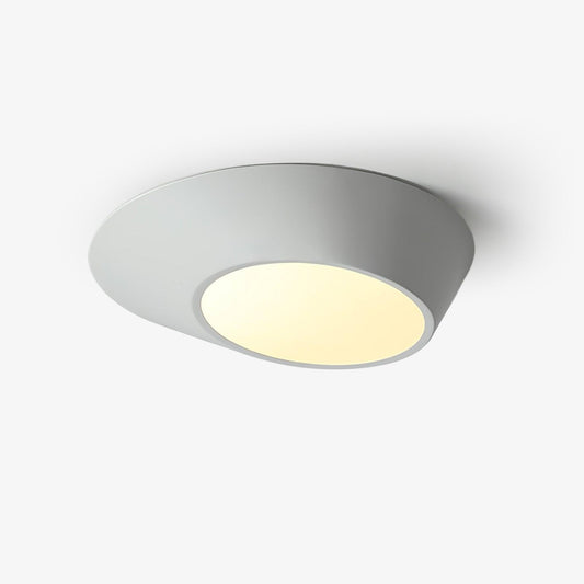 Angled Ceiling Light | Iron, Metal, Acrylic | Black, White