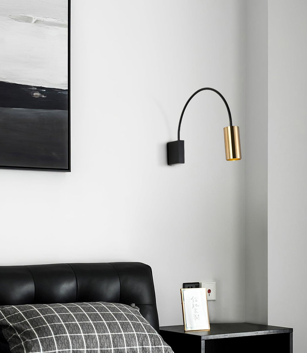 Antonella Wall Lamp | Metal | Black/Gold