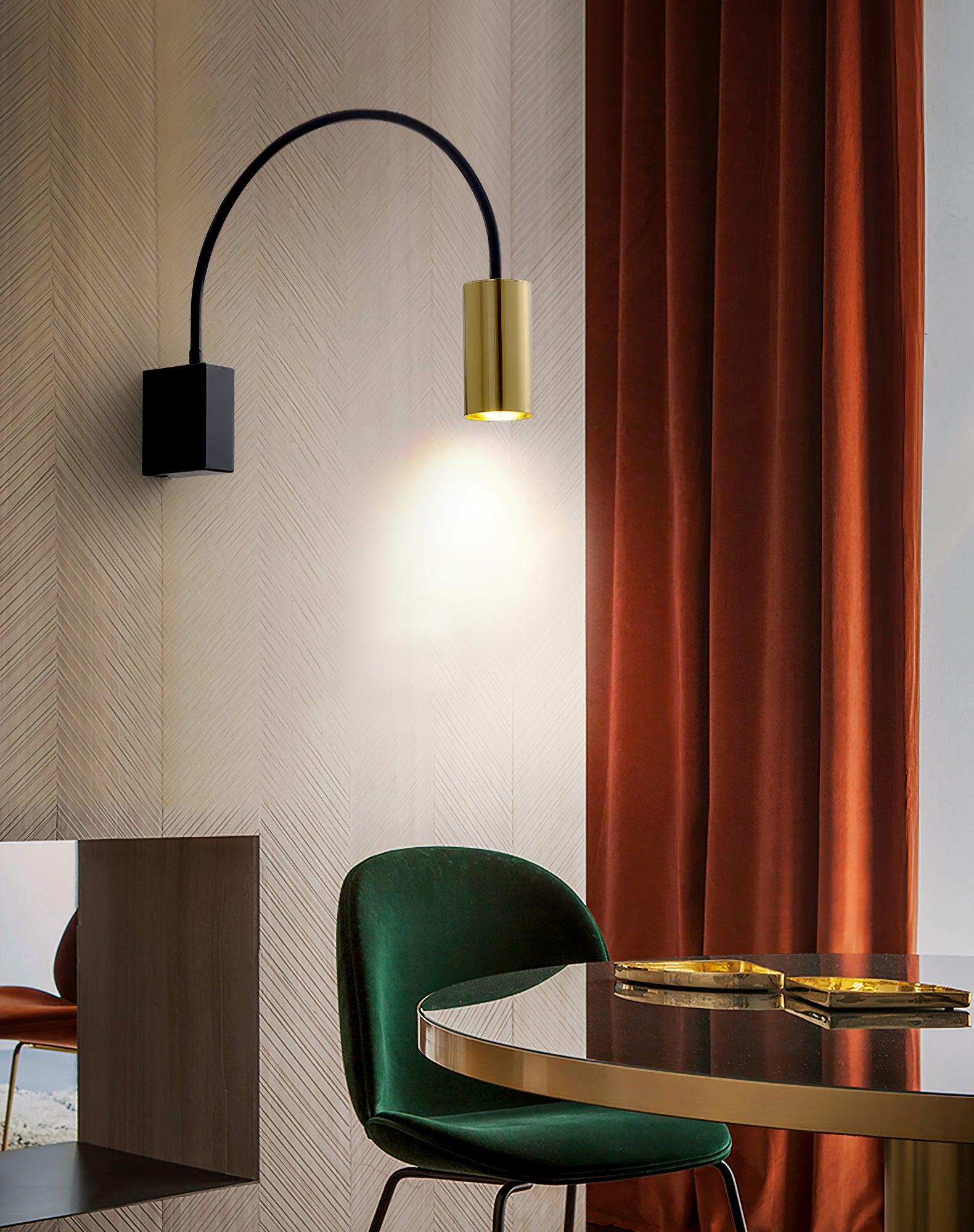 Antonella Wall Lamp | Metal | Black/Gold
