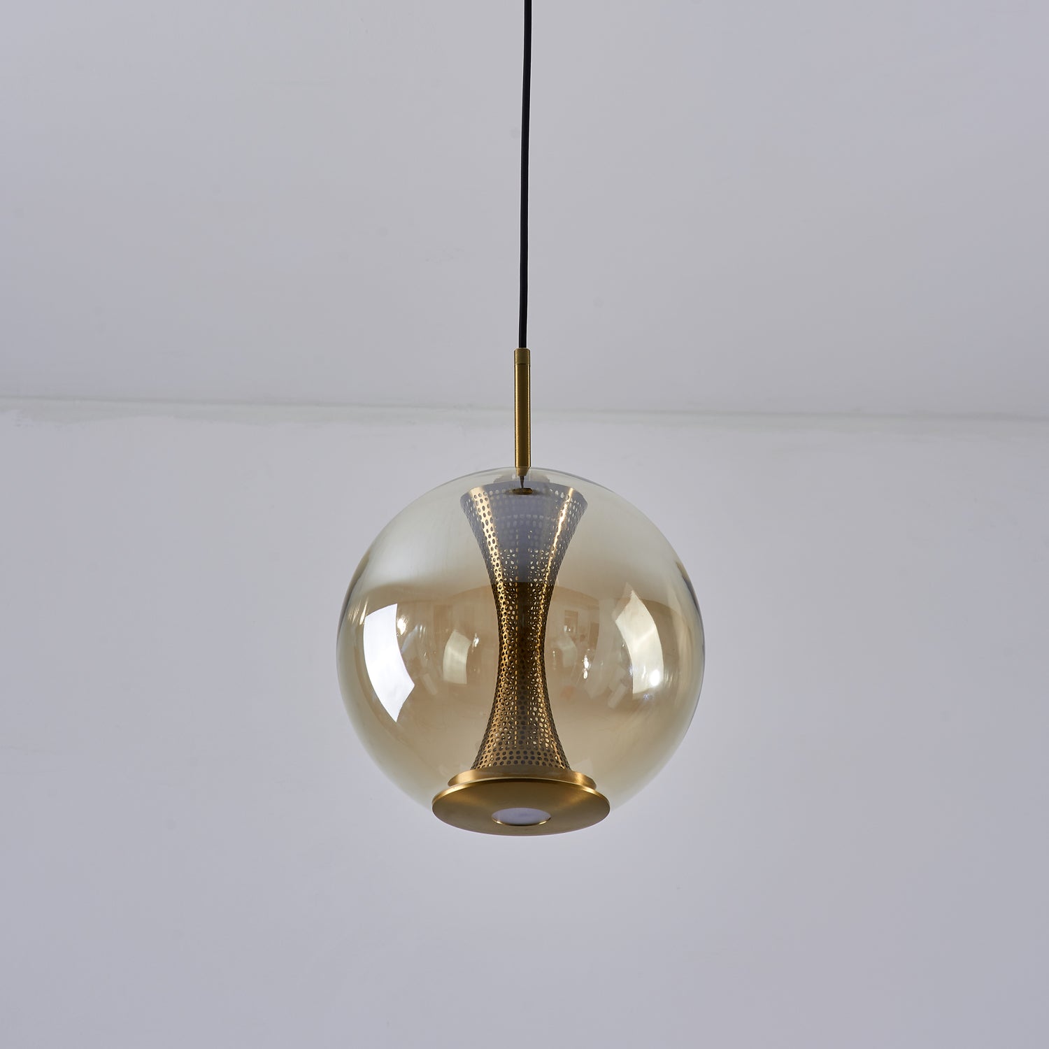 Apedo Pendant Light | Clear Glass & Metal | Gold Finish