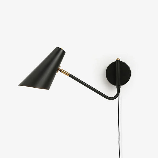 Apex Wall Sconce | Steel, Aluminum | Black, White, Gold