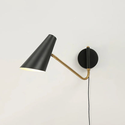 Apex Wall Sconce | Steel, Aluminum | Black, White, Gold