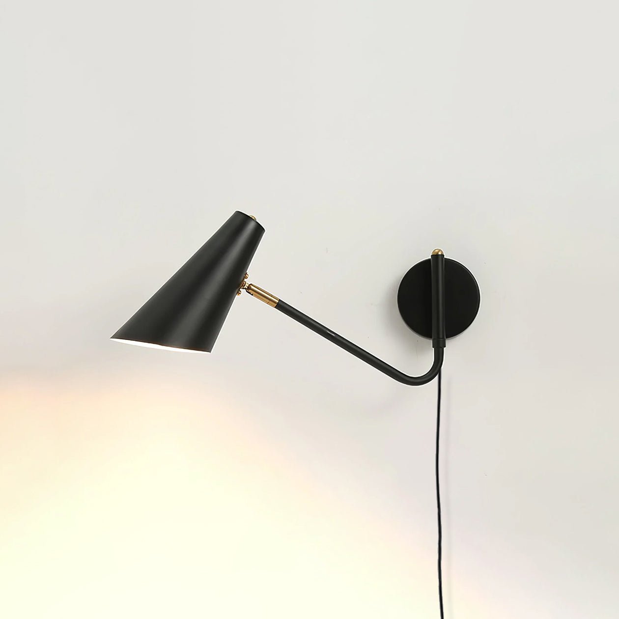 Apex Wall Sconce | Steel, Aluminum | Black, White, Gold