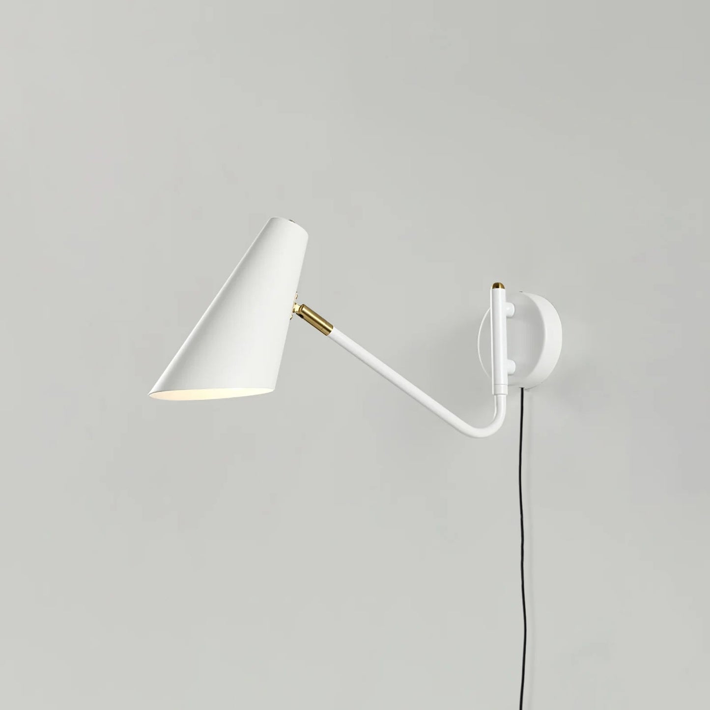 Apex Wall Sconce | Steel, Aluminum | Black, White, Gold