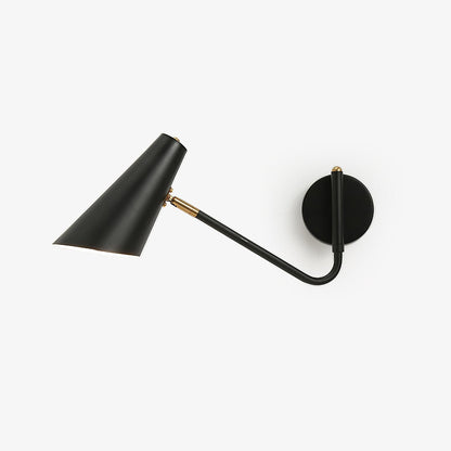 Apex Wall Sconce | Modern Minimalist Design | Black & Brass Finish