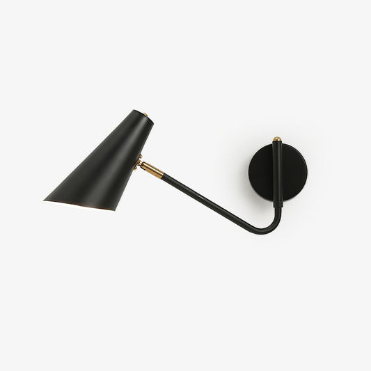 Apex Wall Sconce | Modern Minimalist Design | Black & Brass Finish