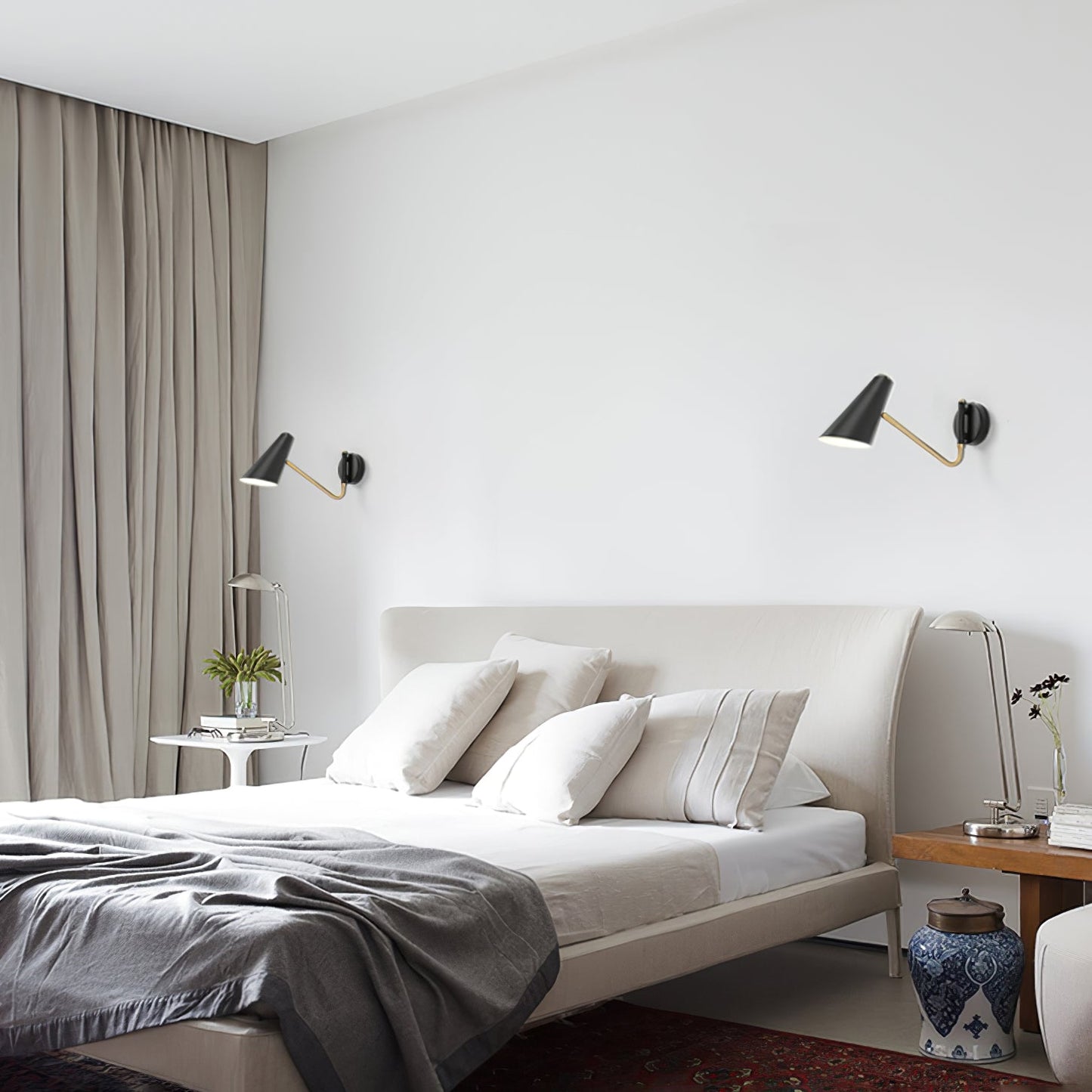 Apex Wall Sconce | Modern Minimalist Design | Black & Brass Finish