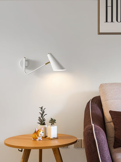 Apex Wall Sconce | Modern Minimalist Design | Black & Brass Finish