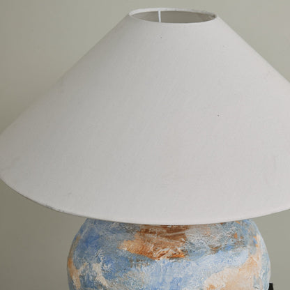 Aquarelle Terra Table Lamp | Ceramic Base | Blue