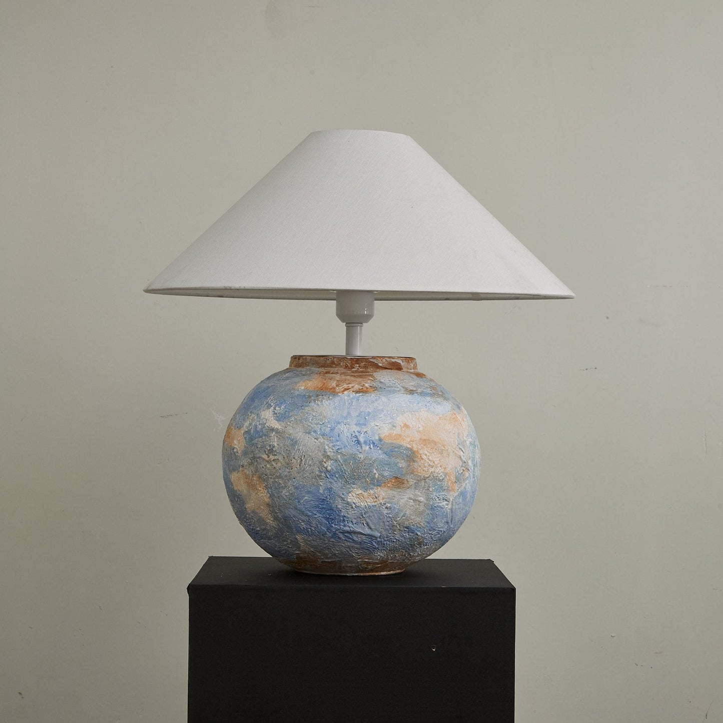 Aquarelle Terra Table Lamp | Ceramic Base | Blue