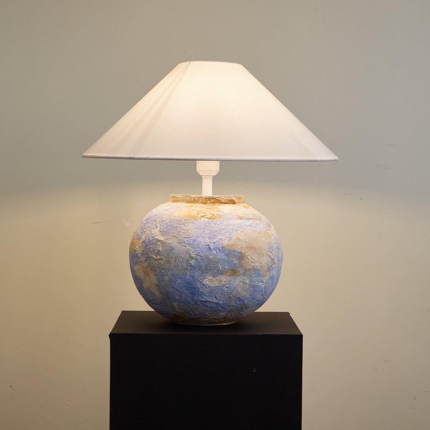Aquarelle Terra Table Lamp | Ceramic Base | Blue
