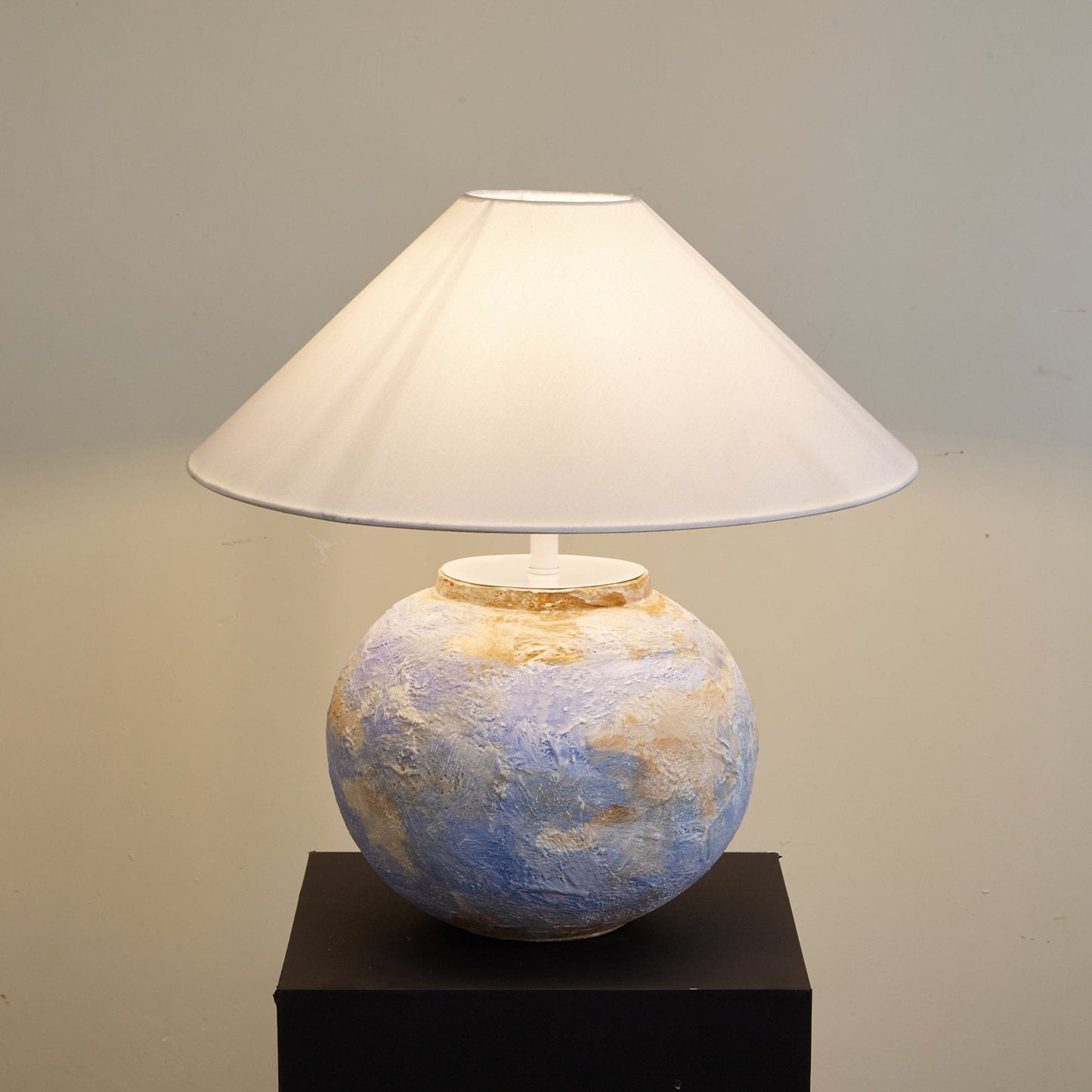 Aquarelle Terra Table Lamp | Ceramic Base | Blue