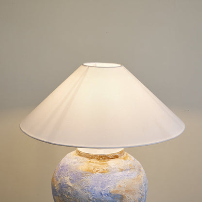 Aquarelle Terra Table Lamp | Ceramic Base | Blue