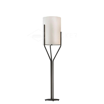 Arborescence Floor Lamp | Brass & Linen | Custom Height Options