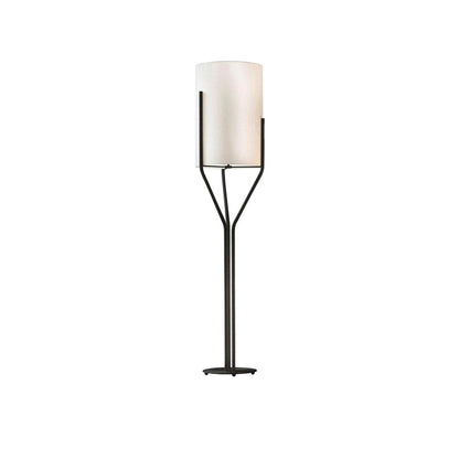 Arborescence Floor Lamp | Brass & Linen | Custom Height Options
