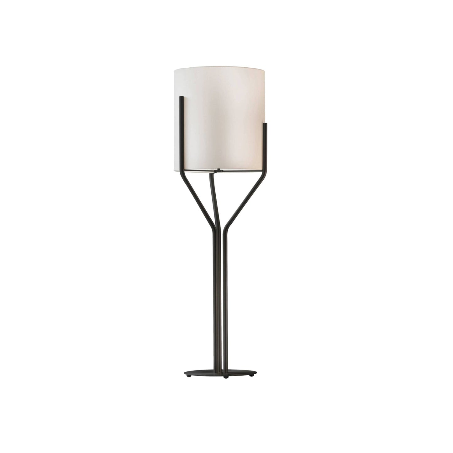Arborescence Floor Lamp | Brass & Linen | Custom Height Options