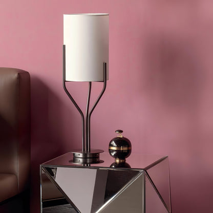 Arborescence Floor Lamp | Brass & Linen | Custom Height Options