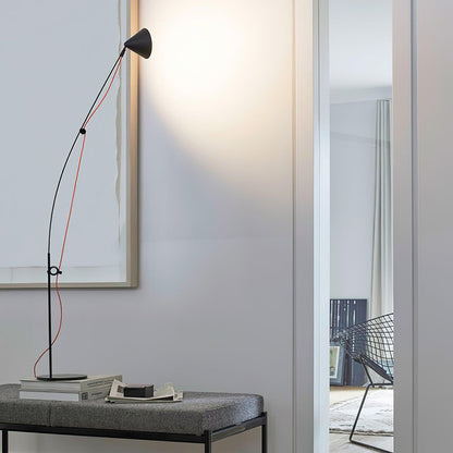 Ensure Black Table Lamp | Adjustable Height | Black
