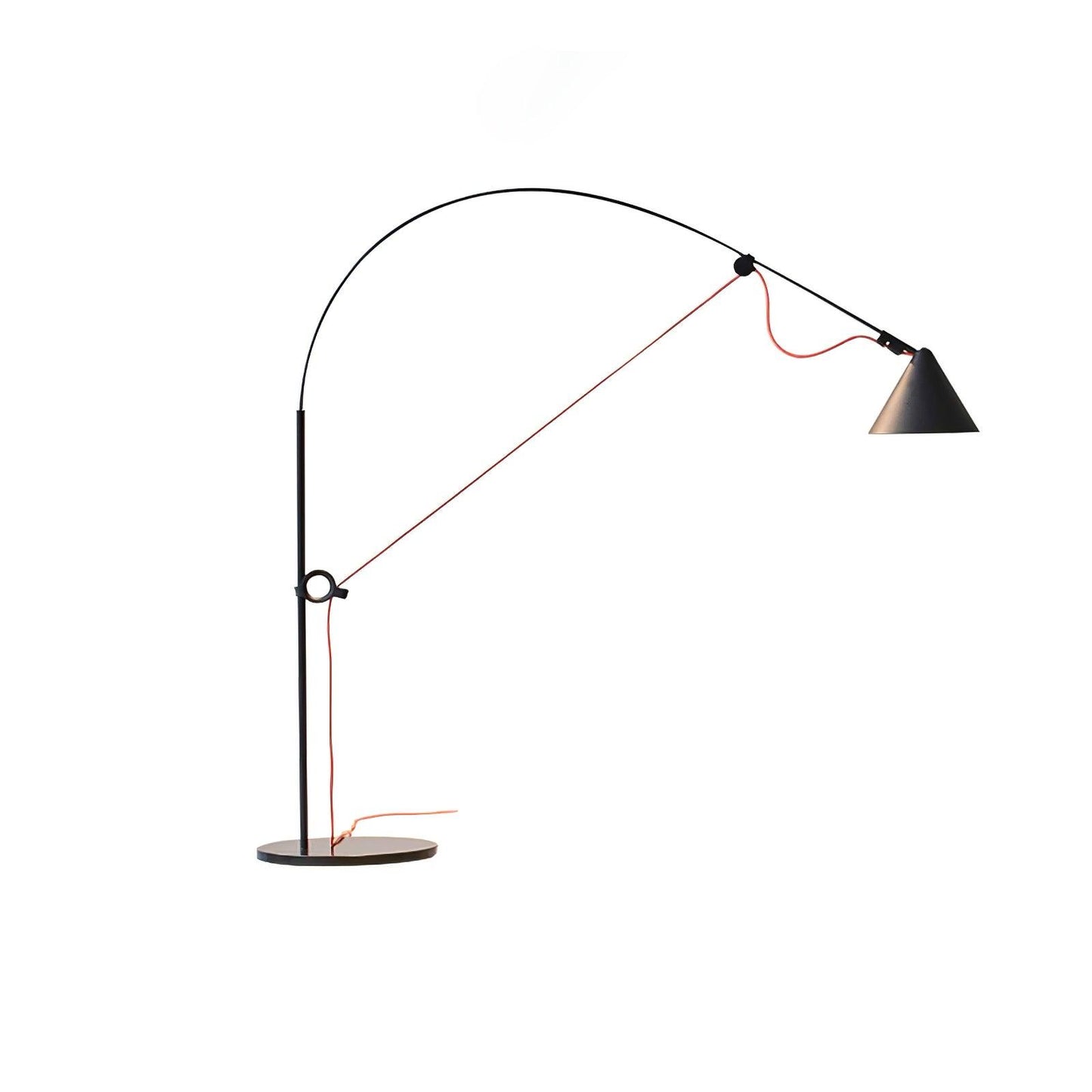 Ensure Black Table Lamp | Adjustable Height | Black