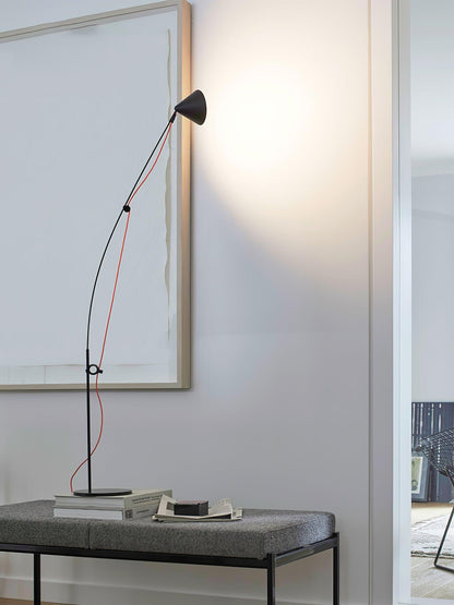 Ensure Black Table Lamp | Adjustable Height | Black