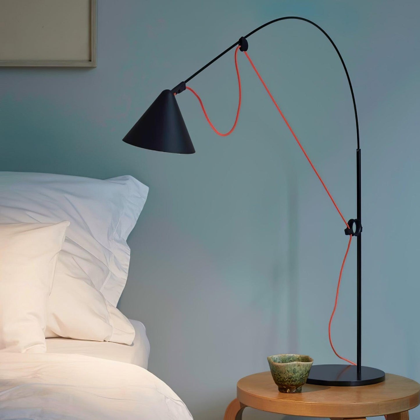 Ensure Black Table Lamp | Adjustable Height | Black
