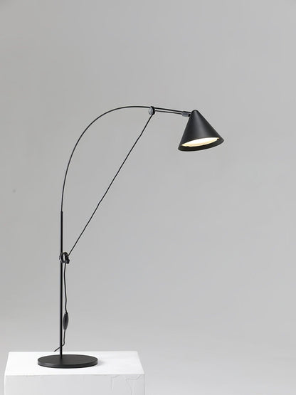 Ensure Black Table Lamp | Adjustable Height | Black