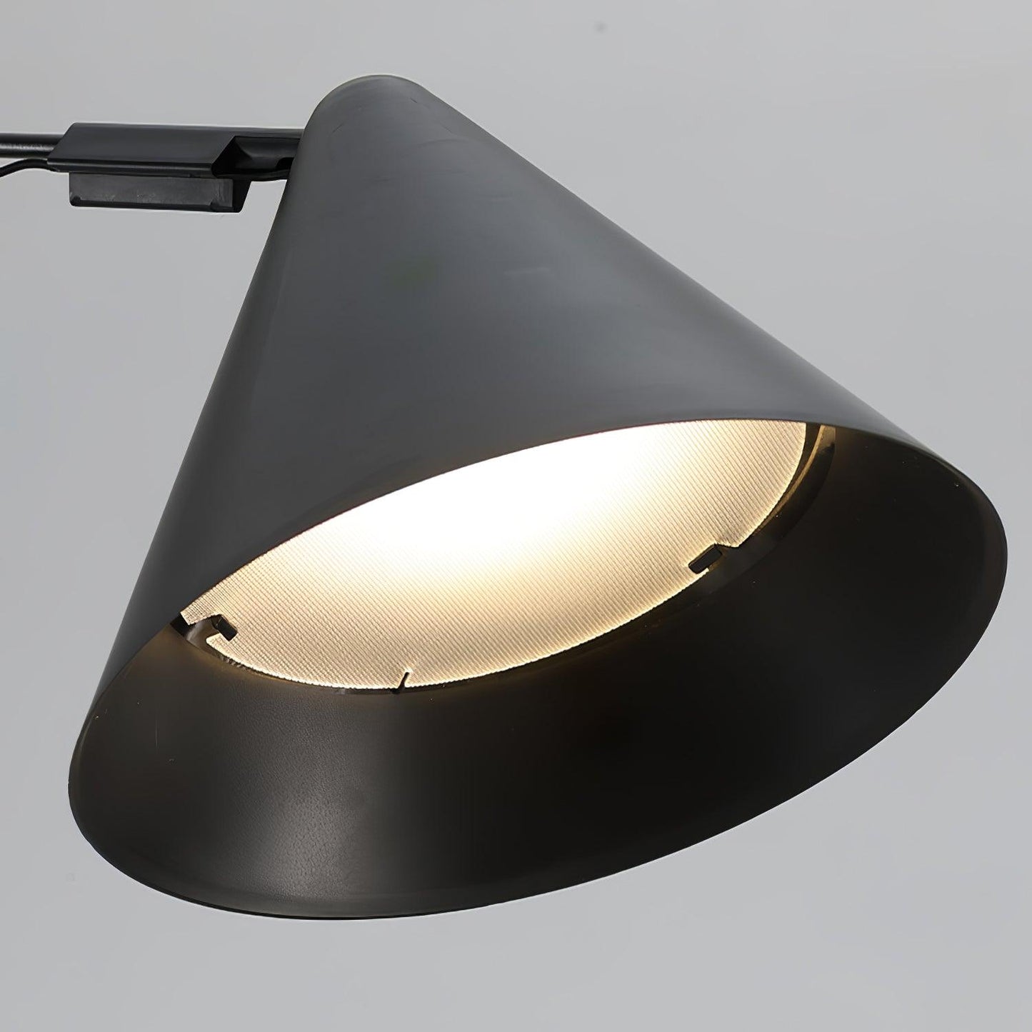 Ensure Black Table Lamp | Adjustable Height | Black