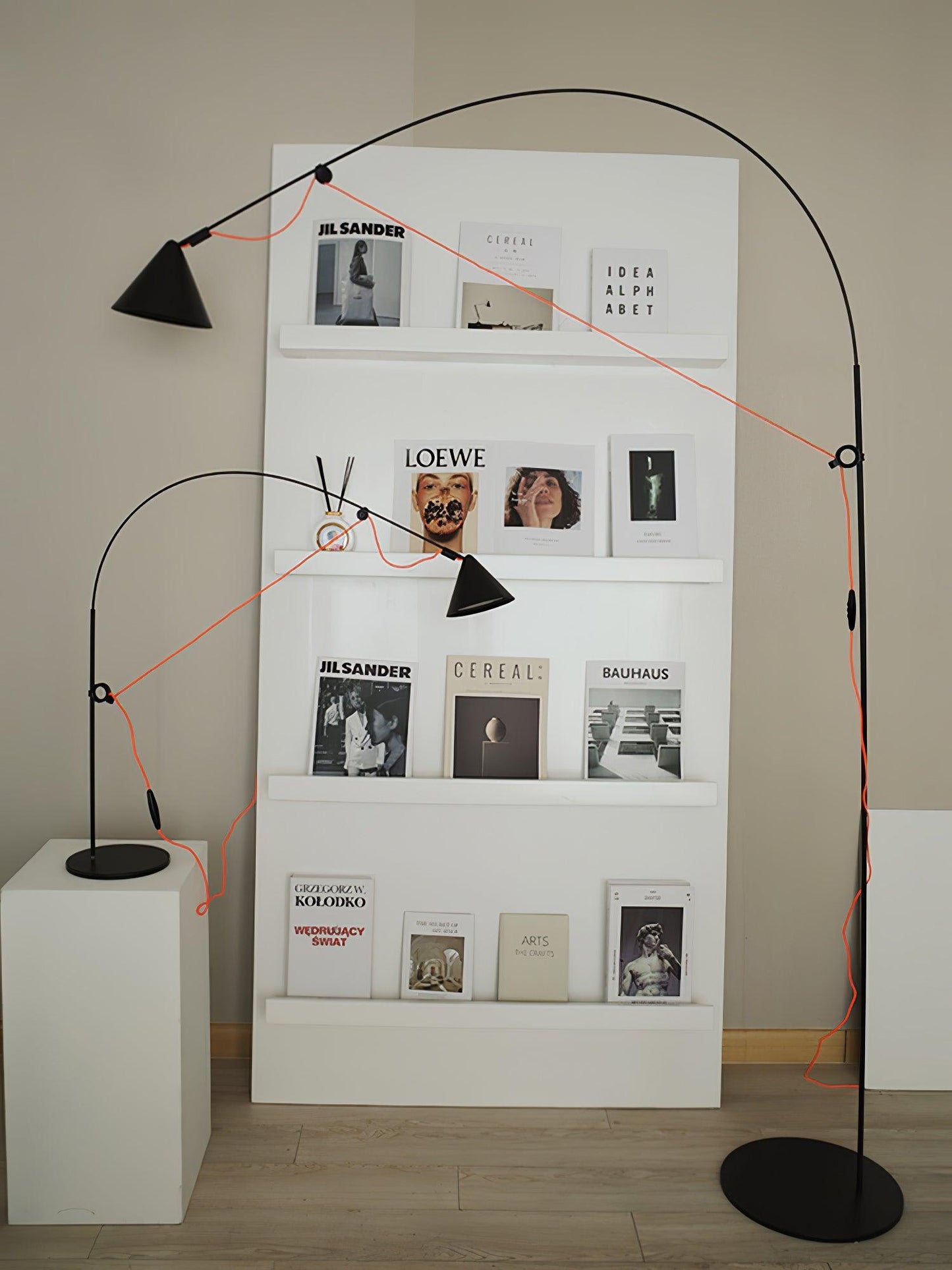 Ensure Black Table Lamp | Adjustable Height | Black