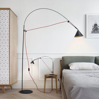 Ensure Black Table Lamp | Adjustable Height | Black