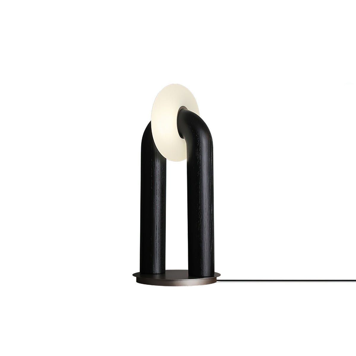 Arcadia Table Lamp | Wooden Design | Wood, Walnut, Black Finishes