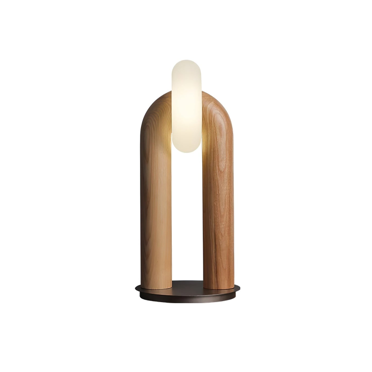 Arcadia Table Lamp | Wooden Design | Wood, Walnut, Black Finishes