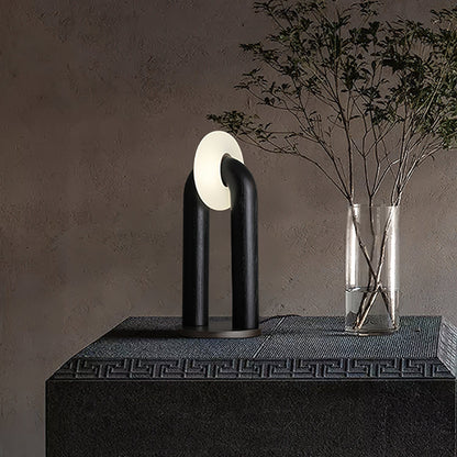 Arcadia Table Lamp | Wooden Design | Wood, Walnut, Black Finishes