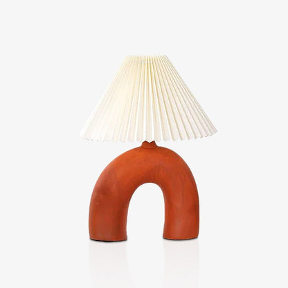 Arched Table Lamp | Ceramic | Skin, Beige