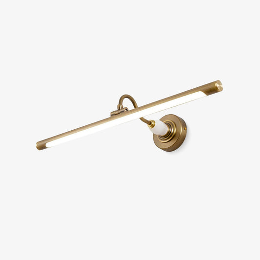 Archer Art Linear Wall Light | Antique Gold Finish | Various Sizes